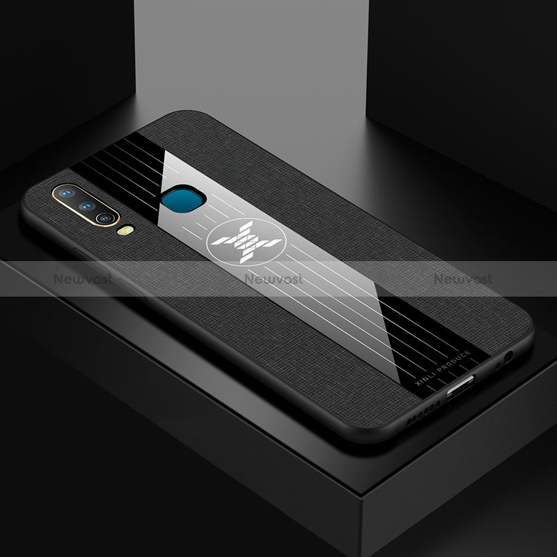 Ultra-thin Silicone Gel Soft Case Cover X01L for Vivo Y11 Black