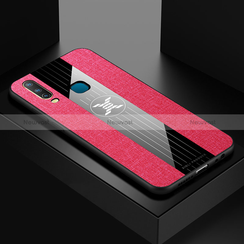 Ultra-thin Silicone Gel Soft Case Cover X01L for Vivo Y11 Red