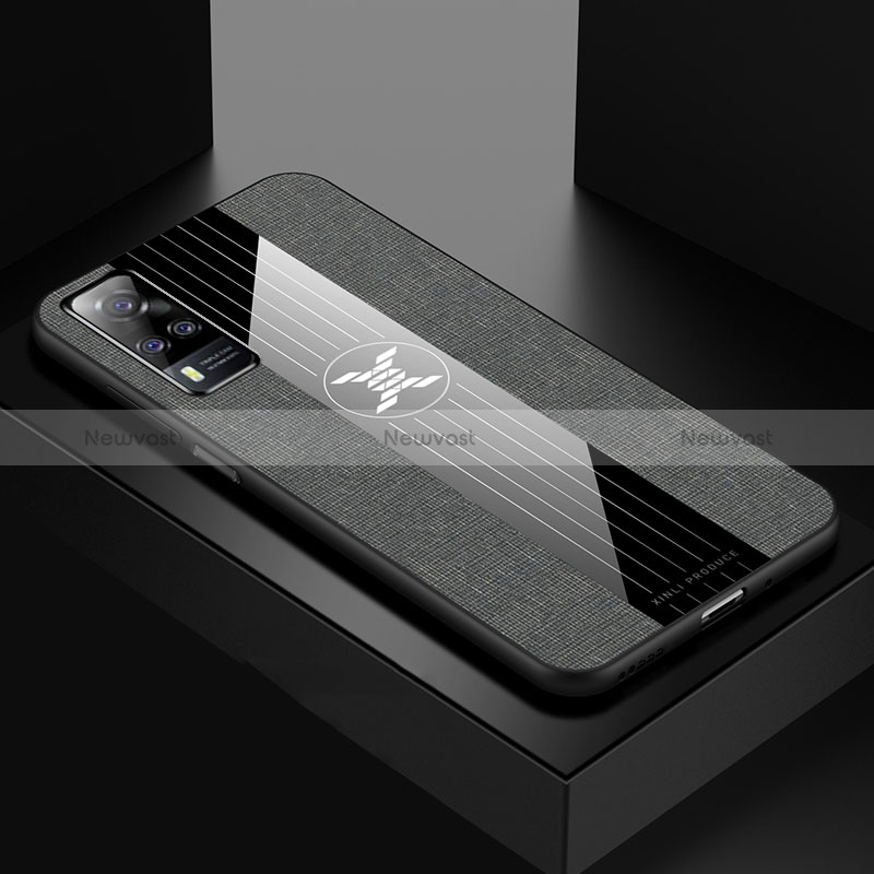 Ultra-thin Silicone Gel Soft Case Cover X01L for Vivo Y31 (2021)