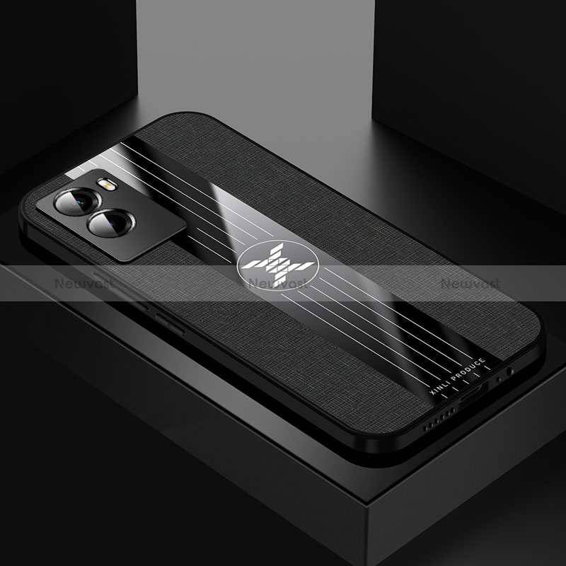 Ultra-thin Silicone Gel Soft Case Cover X01L for Vivo Y55s (2021) Black