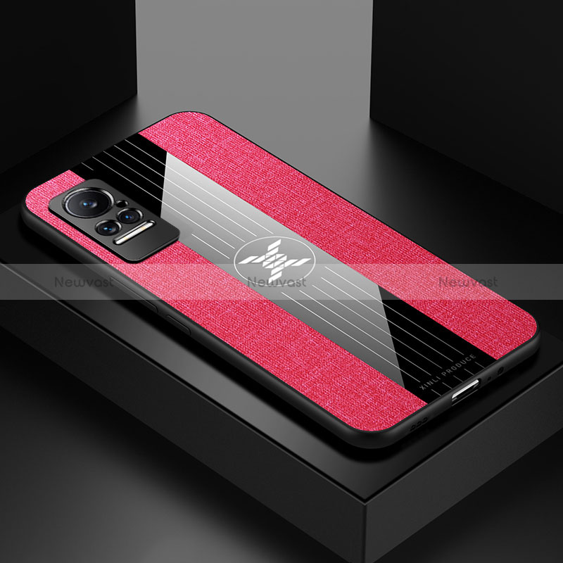 Ultra-thin Silicone Gel Soft Case Cover X01L for Xiaomi Civi 1S 5G Red