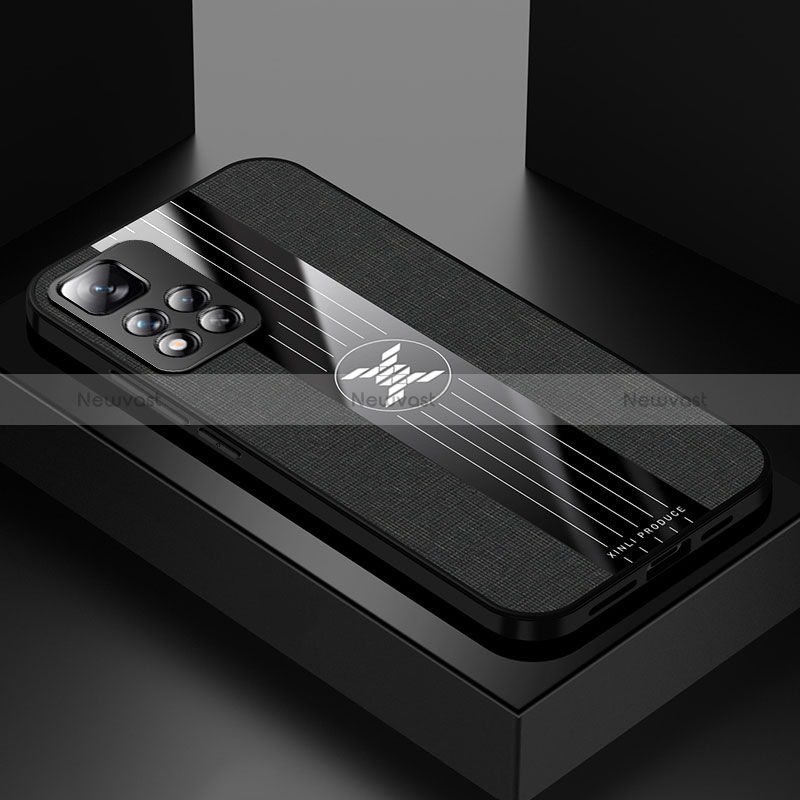 Ultra-thin Silicone Gel Soft Case Cover X01L for Xiaomi Mi 11i 5G (2022) Black