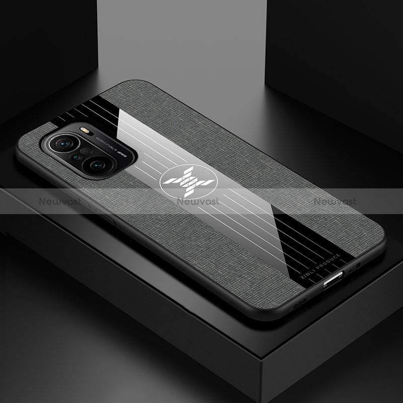 Ultra-thin Silicone Gel Soft Case Cover X01L for Xiaomi Mi 11X Pro 5G Gray