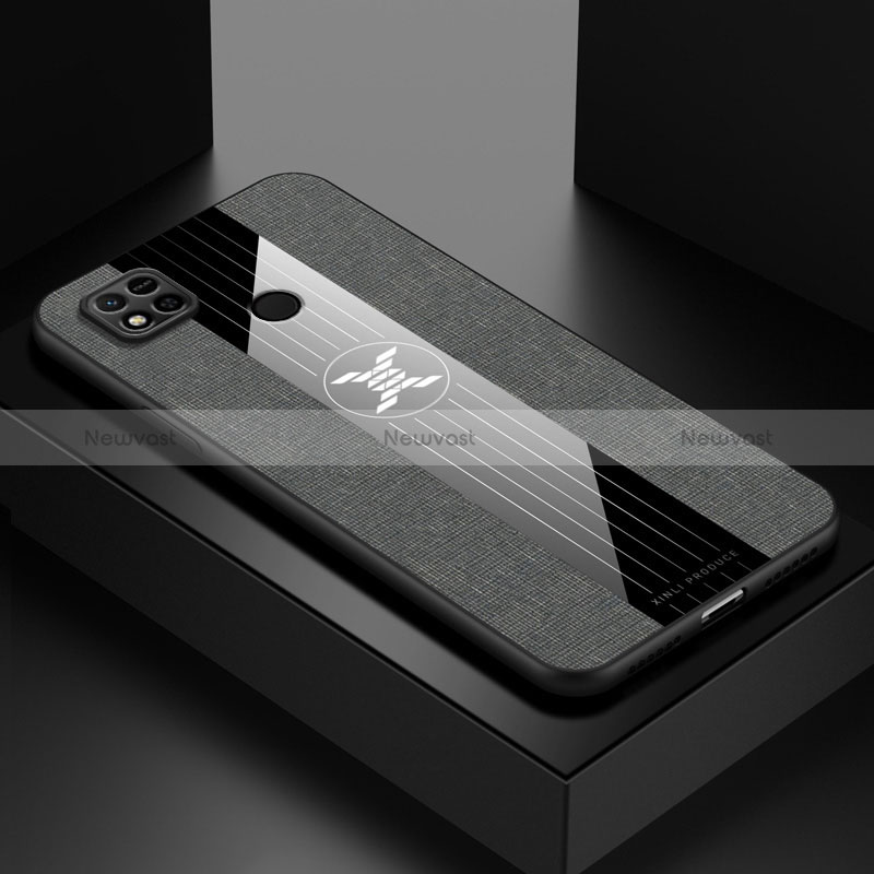 Ultra-thin Silicone Gel Soft Case Cover X01L for Xiaomi POCO C3 Gray