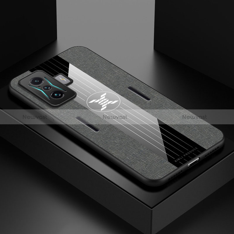 Ultra-thin Silicone Gel Soft Case Cover X01L for Xiaomi Poco F4 GT 5G Gray