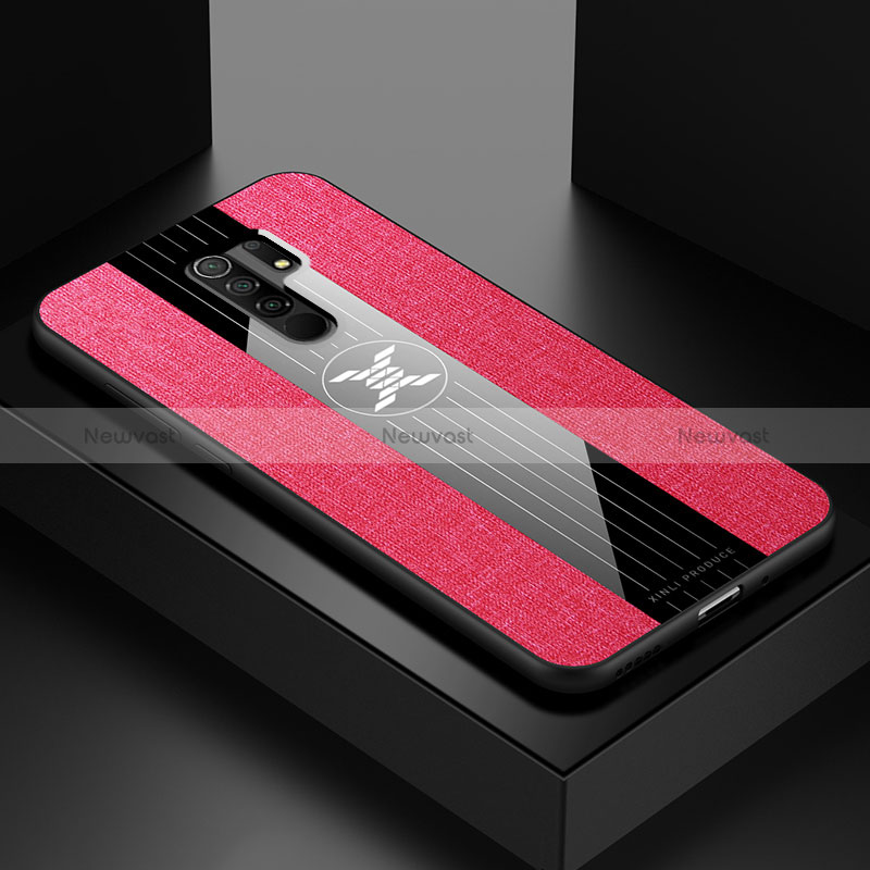 Ultra-thin Silicone Gel Soft Case Cover X01L for Xiaomi Poco M2 Red