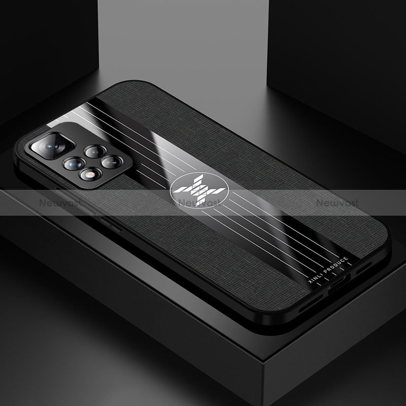 Ultra-thin Silicone Gel Soft Case Cover X01L for Xiaomi Poco X4 NFC Black