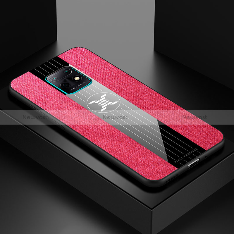 Ultra-thin Silicone Gel Soft Case Cover X01L for Xiaomi Redmi 10X Pro 5G Red