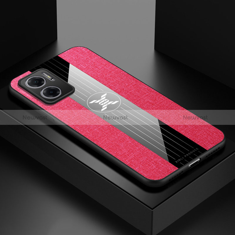 Ultra-thin Silicone Gel Soft Case Cover X01L for Xiaomi Redmi 11 Prime 5G Red