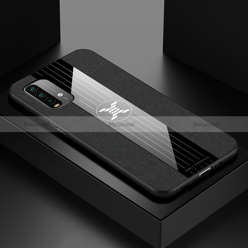 Ultra-thin Silicone Gel Soft Case Cover X01L for Xiaomi Redmi 9 Power Black