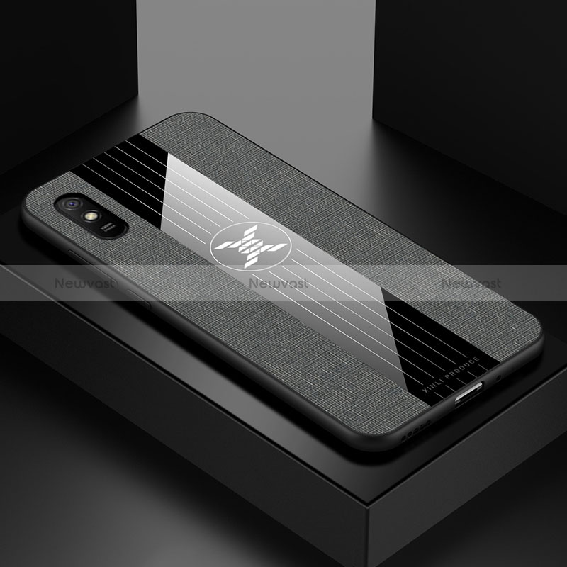 Ultra-thin Silicone Gel Soft Case Cover X01L for Xiaomi Redmi 9i Gray