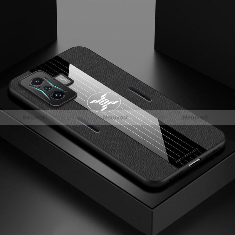 Ultra-thin Silicone Gel Soft Case Cover X01L for Xiaomi Redmi K50 Gaming 5G Black