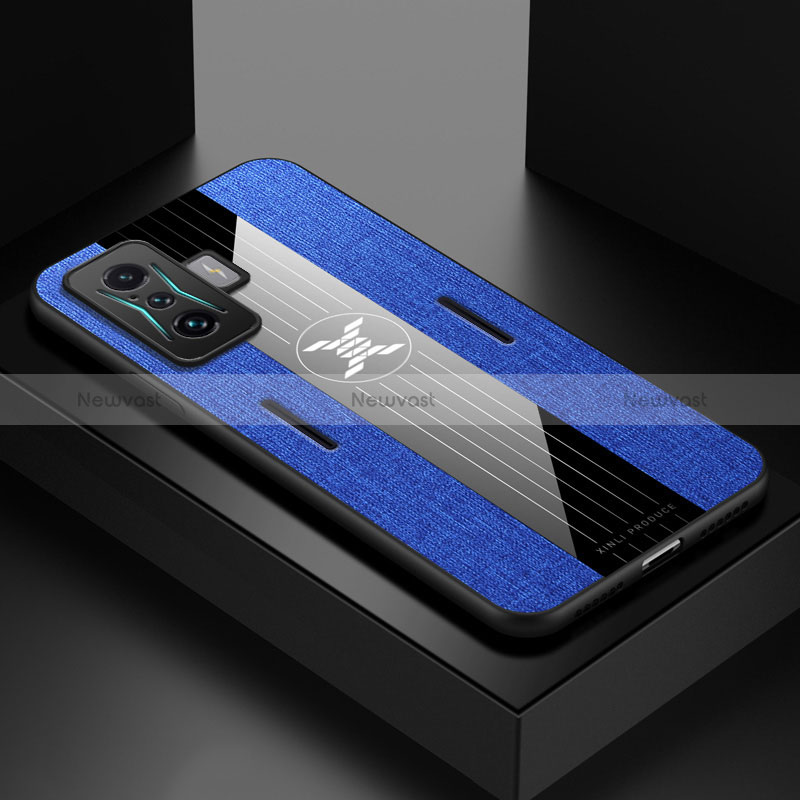 Ultra-thin Silicone Gel Soft Case Cover X01L for Xiaomi Redmi K50 Gaming 5G Blue