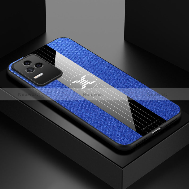 Ultra-thin Silicone Gel Soft Case Cover X01L for Xiaomi Redmi K50 Pro 5G Blue