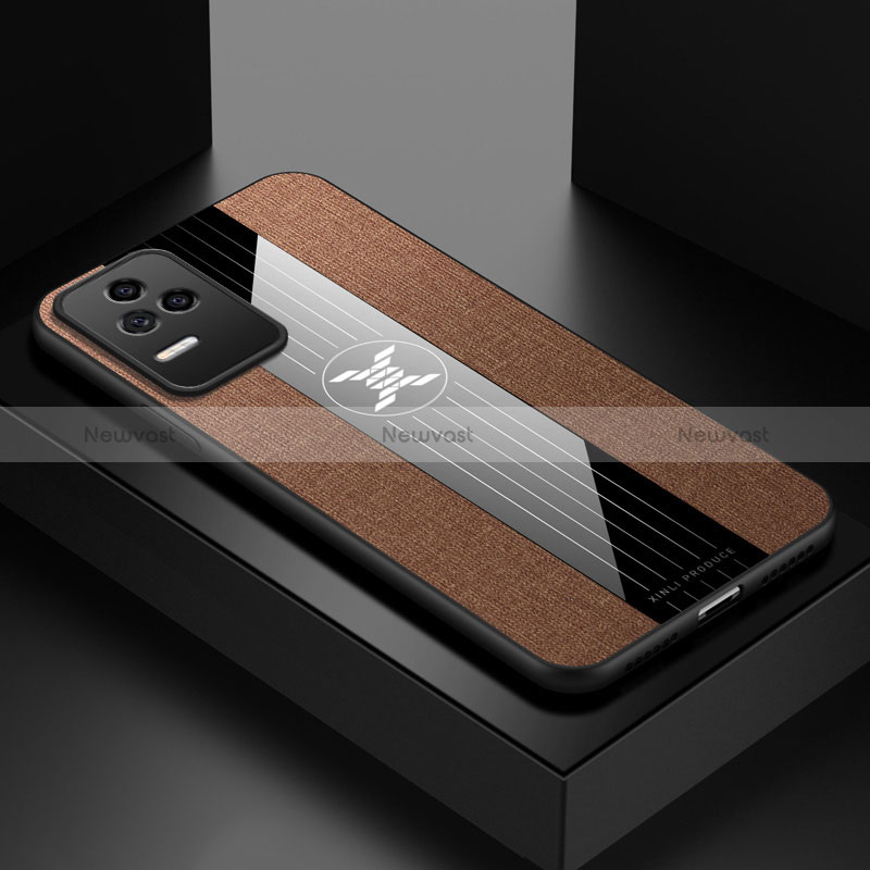 Ultra-thin Silicone Gel Soft Case Cover X01L for Xiaomi Redmi K50 Pro 5G Brown