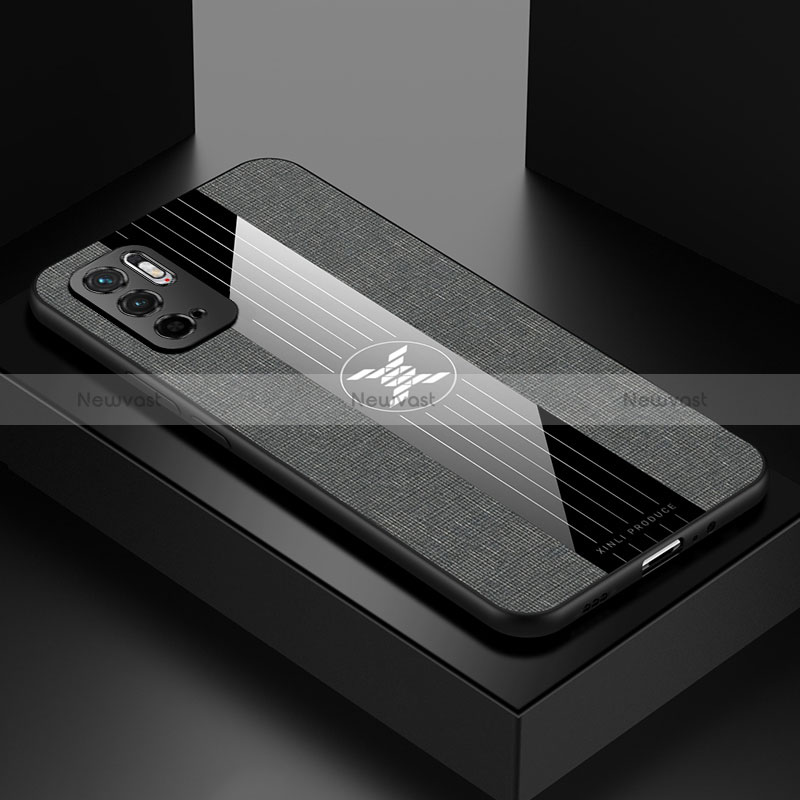 Ultra-thin Silicone Gel Soft Case Cover X01L for Xiaomi Redmi Note 10T 5G Gray