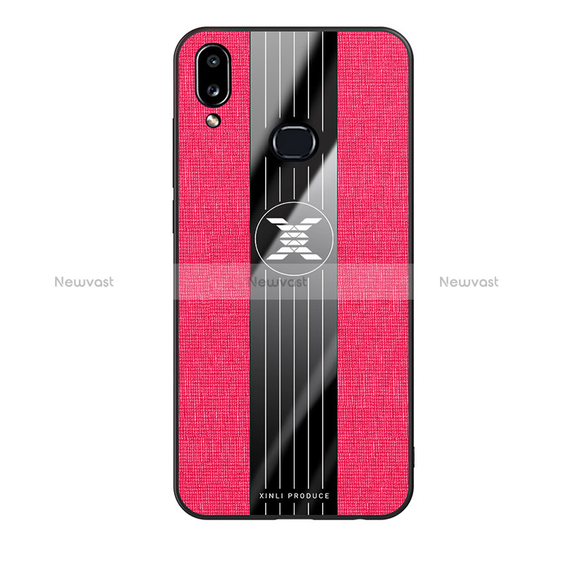 Ultra-thin Silicone Gel Soft Case Cover X02L for Samsung Galaxy A10s Red