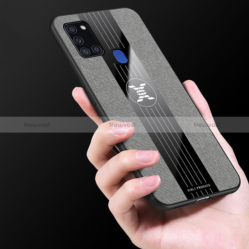 Ultra-thin Silicone Gel Soft Case Cover X02L for Samsung Galaxy A21s