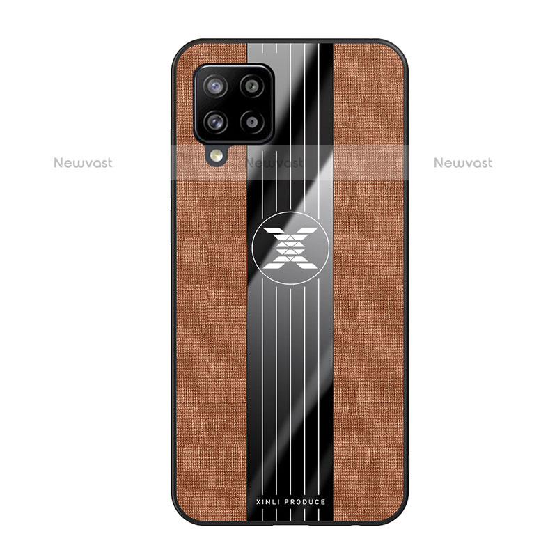 Ultra-thin Silicone Gel Soft Case Cover X02L for Samsung Galaxy A42 5G Brown