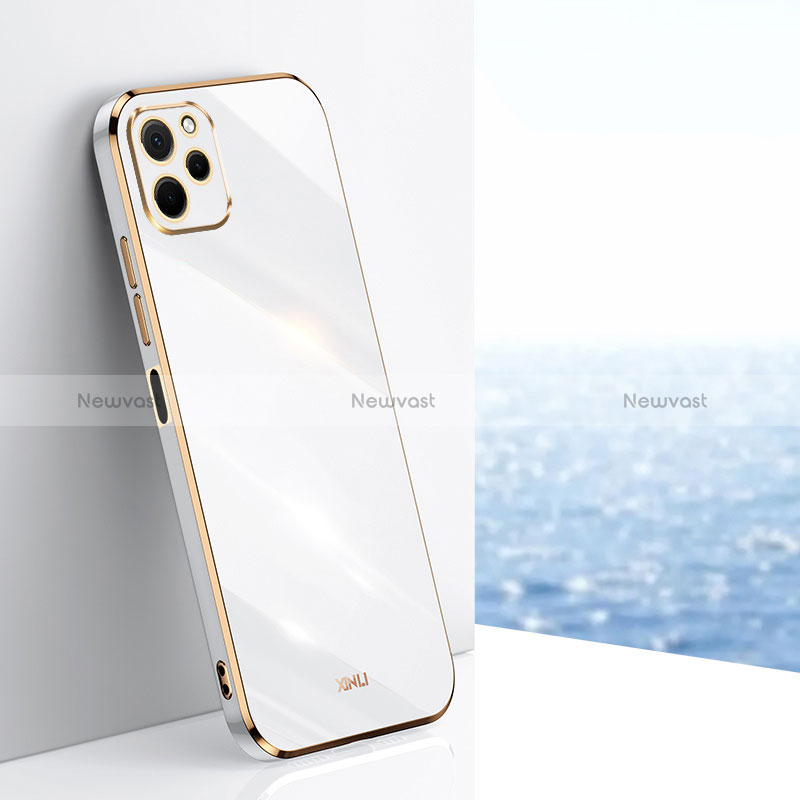 Ultra-thin Silicone Gel Soft Case Cover XL1 for Huawei Enjoy 50z White