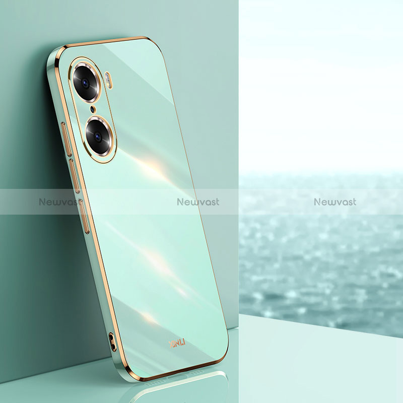 Ultra-thin Silicone Gel Soft Case Cover XL1 for Huawei Honor 60 5G Green