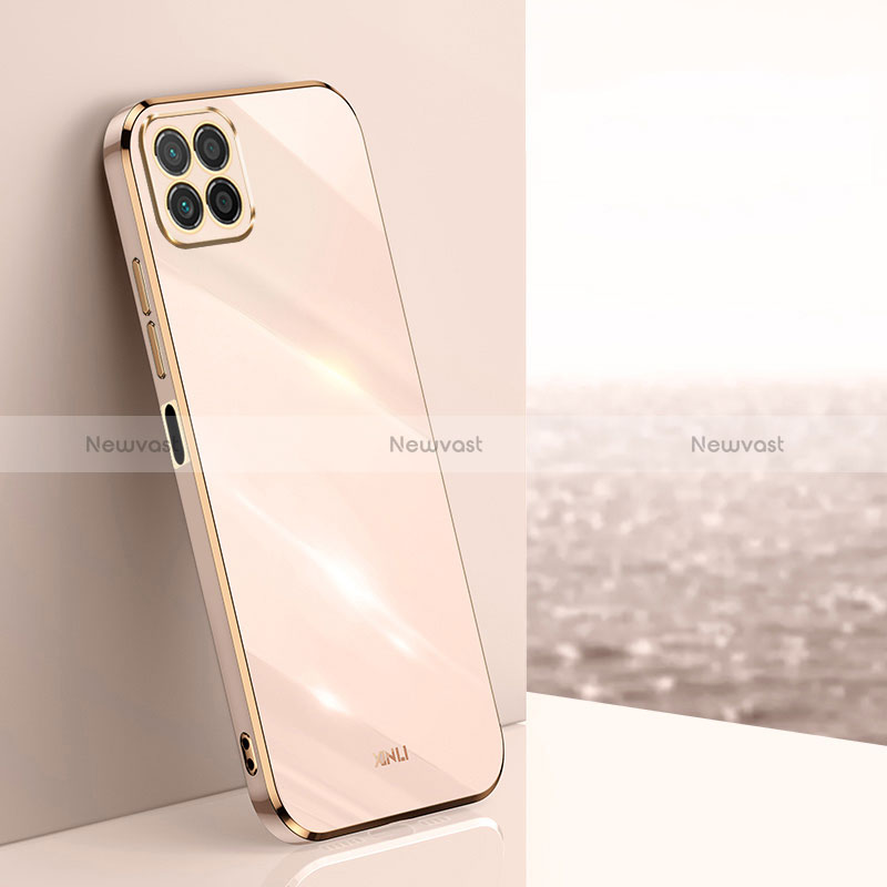 Ultra-thin Silicone Gel Soft Case Cover XL1 for Huawei Honor 70 Lite 5G Gold