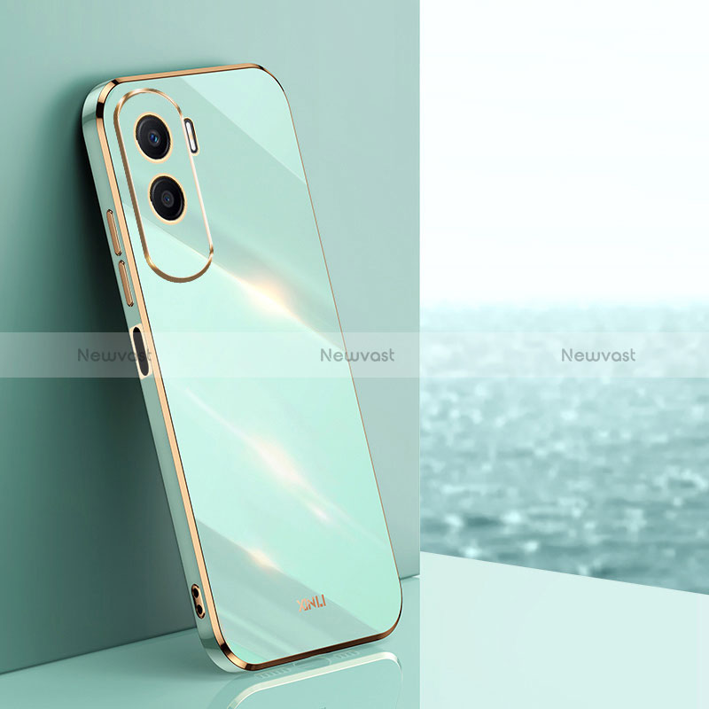 Ultra-thin Silicone Gel Soft Case Cover XL1 for Huawei Honor 90 Lite 5G Green