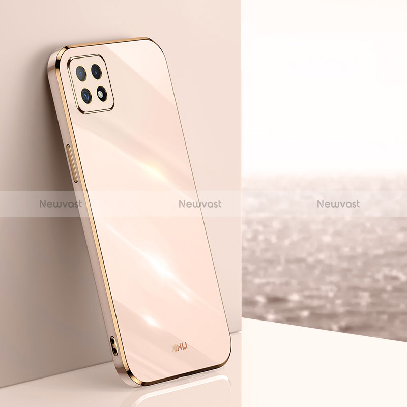 Ultra-thin Silicone Gel Soft Case Cover XL1 for Huawei Honor X30i Rose Gold