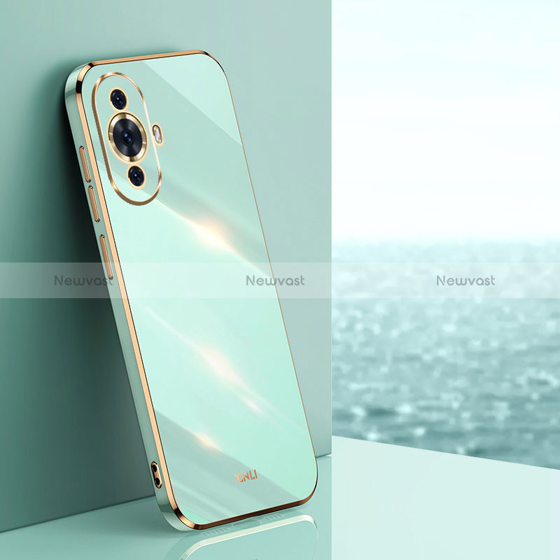 Ultra-thin Silicone Gel Soft Case Cover XL1 for Huawei Nova 11 Green