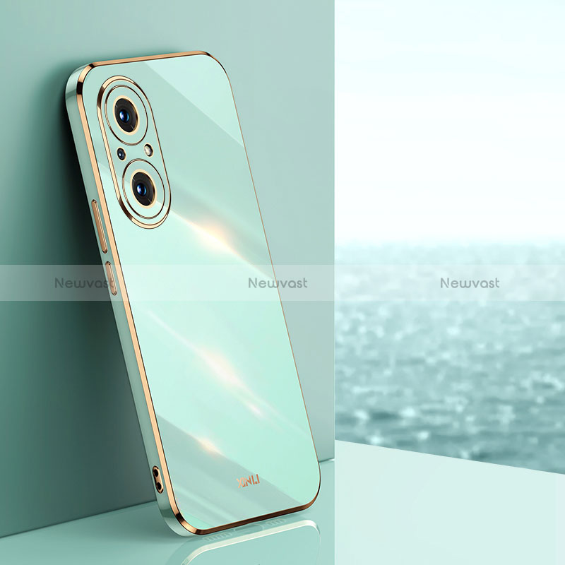 Ultra-thin Silicone Gel Soft Case Cover XL1 for Huawei Nova 9 SE Green