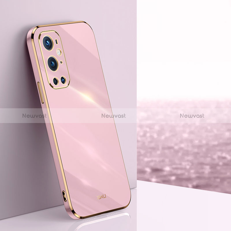 Ultra-thin Silicone Gel Soft Case Cover XL1 for OnePlus 9 Pro 5G Clove Purple