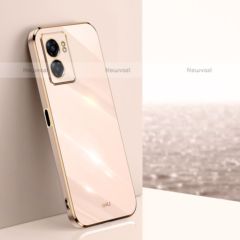 Ultra-thin Silicone Gel Soft Case Cover XL1 for OnePlus Nord N300 5G Gold