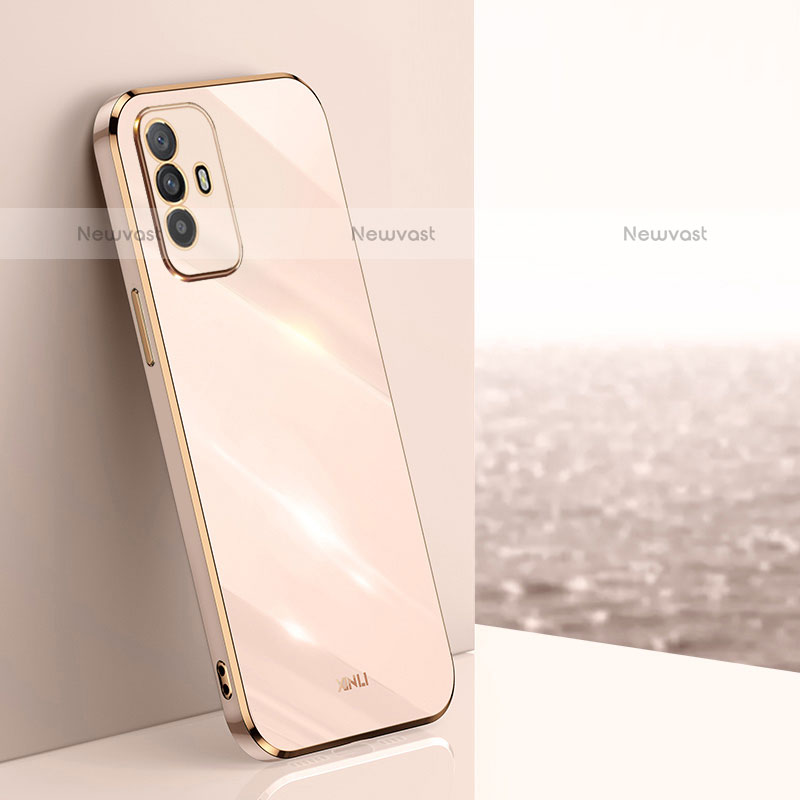 Ultra-thin Silicone Gel Soft Case Cover XL1 for Oppo A94 5G Gold