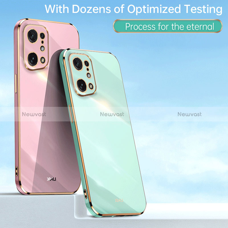 Ultra-thin Silicone Gel Soft Case Cover XL1 for Oppo Find X5 5G