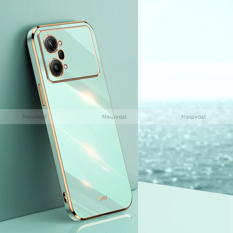 Ultra-thin Silicone Gel Soft Case Cover XL1 for Oppo K10 Pro 5G Green
