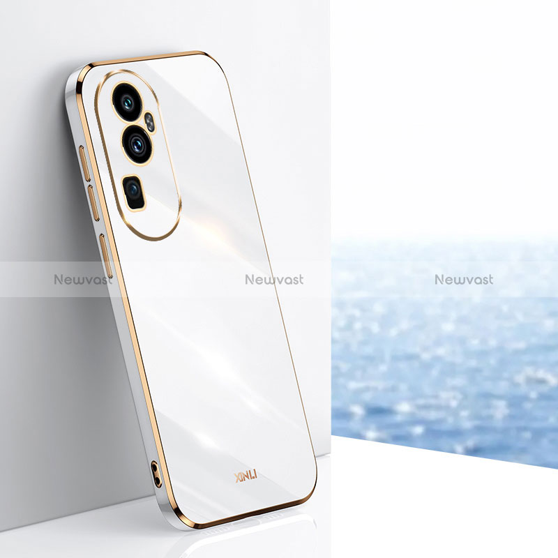 Ultra-thin Silicone Gel Soft Case Cover XL1 for Oppo Reno10 Pro+ Plus 5G White