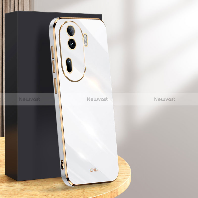Ultra-thin Silicone Gel Soft Case Cover XL1 for Oppo Reno11 Pro 5G White