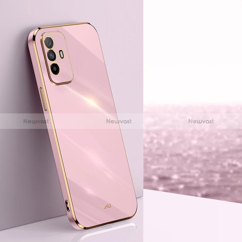 Ultra-thin Silicone Gel Soft Case Cover XL1 for Oppo Reno5 Z 5G Pink