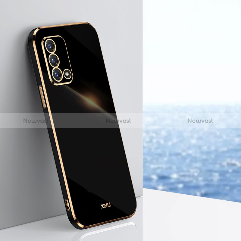 Ultra-thin Silicone Gel Soft Case Cover XL1 for Oppo Reno6 Lite Black