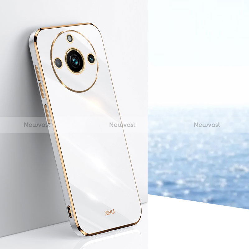 Ultra-thin Silicone Gel Soft Case Cover XL1 for Realme 11 Pro 5G White