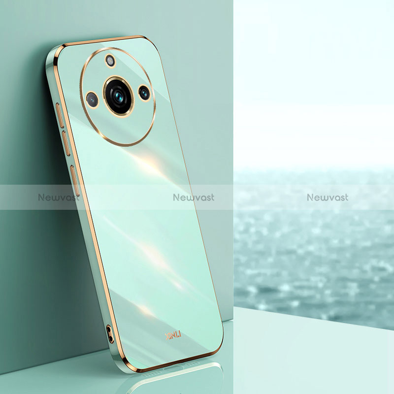 Ultra-thin Silicone Gel Soft Case Cover XL1 for Realme 11 Pro+ Plus 5G Green