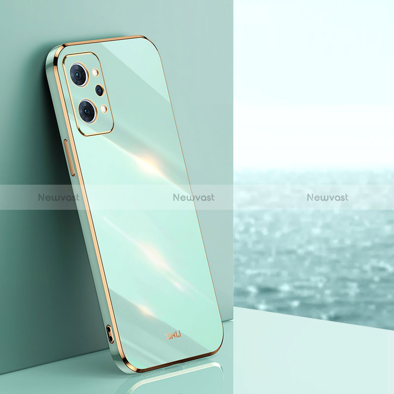 Ultra-thin Silicone Gel Soft Case Cover XL1 for Realme Q5 Pro 5G Green