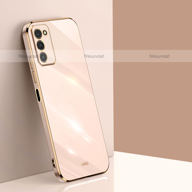 Ultra-thin Silicone Gel Soft Case Cover XL1 for Samsung Galaxy A02s Gold