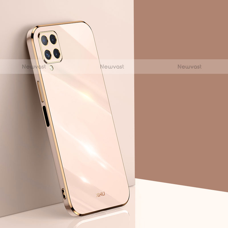 Ultra-thin Silicone Gel Soft Case Cover XL1 for Samsung Galaxy A12 Gold