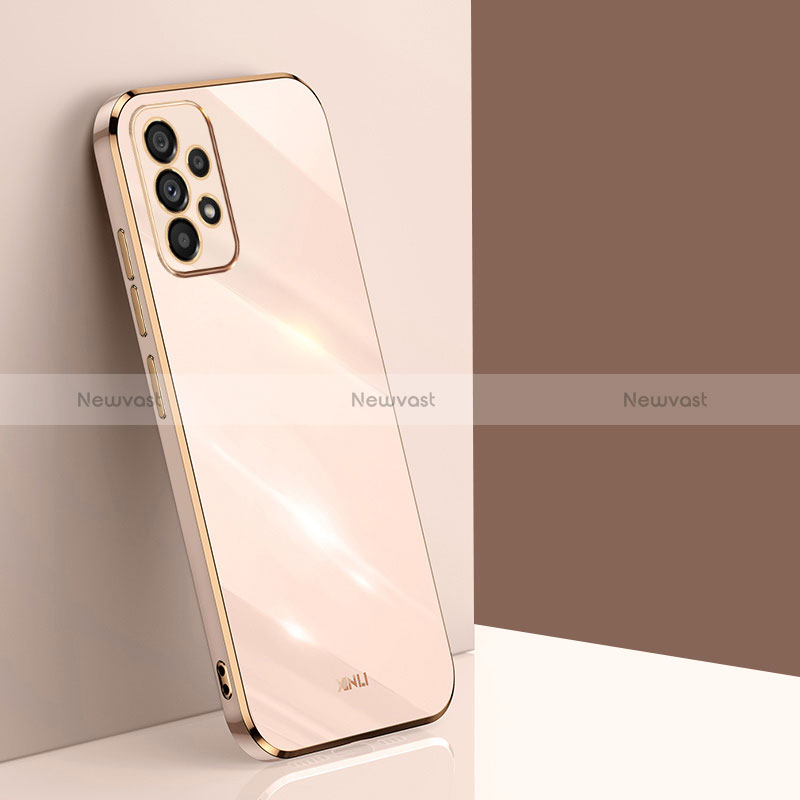 Ultra-thin Silicone Gel Soft Case Cover XL1 for Samsung Galaxy A23 4G Gold