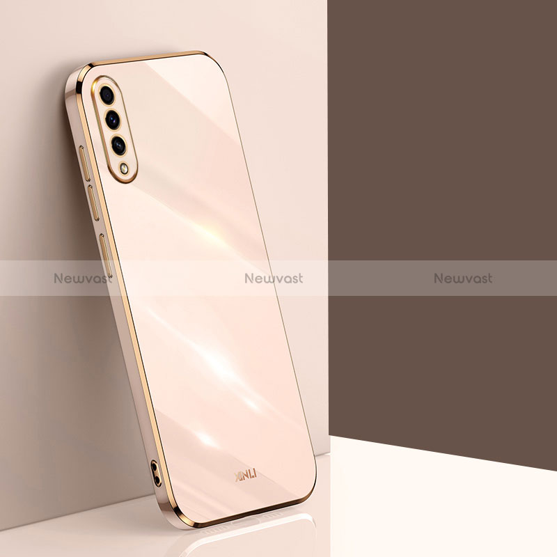 Ultra-thin Silicone Gel Soft Case Cover XL1 for Samsung Galaxy A30S Gold