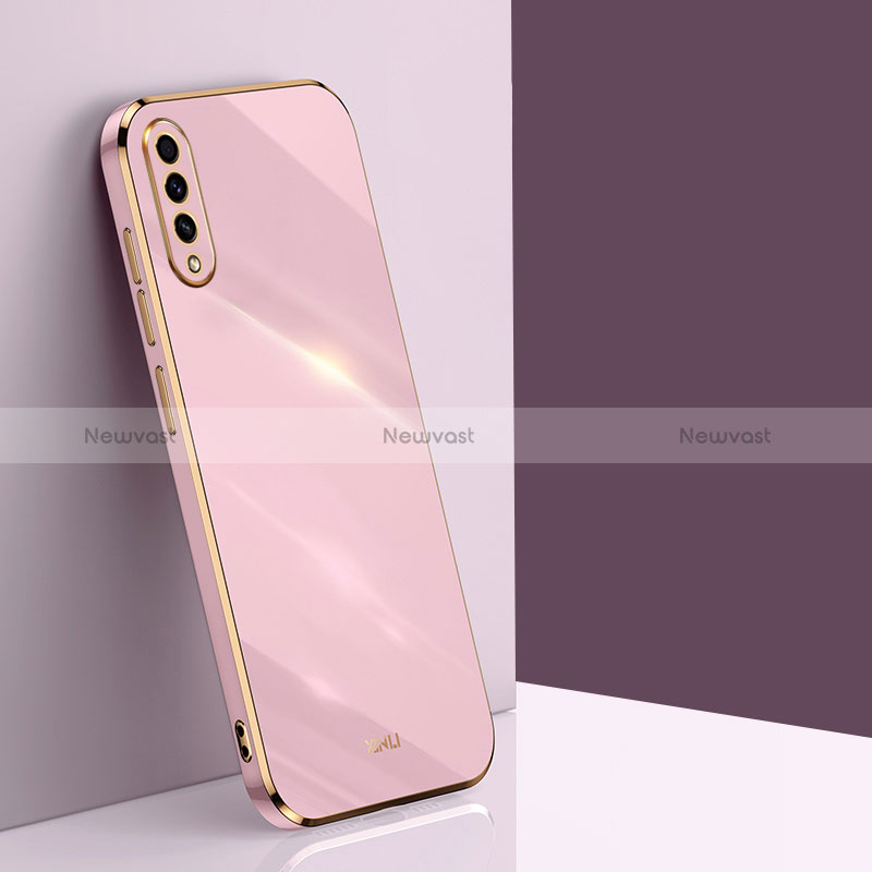 Ultra-thin Silicone Gel Soft Case Cover XL1 for Samsung Galaxy A30S Pink