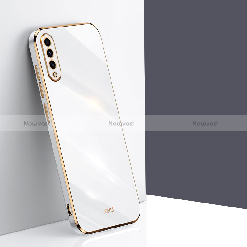 Ultra-thin Silicone Gel Soft Case Cover XL1 for Samsung Galaxy A50 White