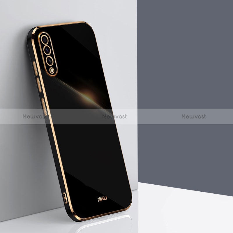 Ultra-thin Silicone Gel Soft Case Cover XL1 for Samsung Galaxy A50S Black