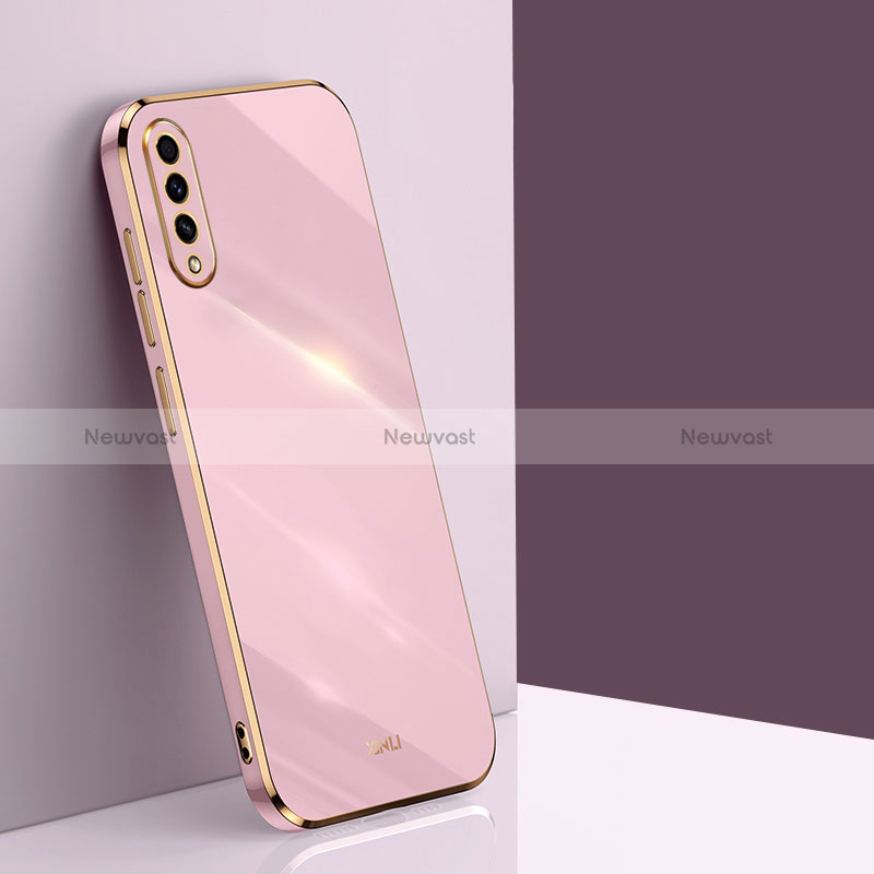Ultra-thin Silicone Gel Soft Case Cover XL1 for Samsung Galaxy A50S Pink